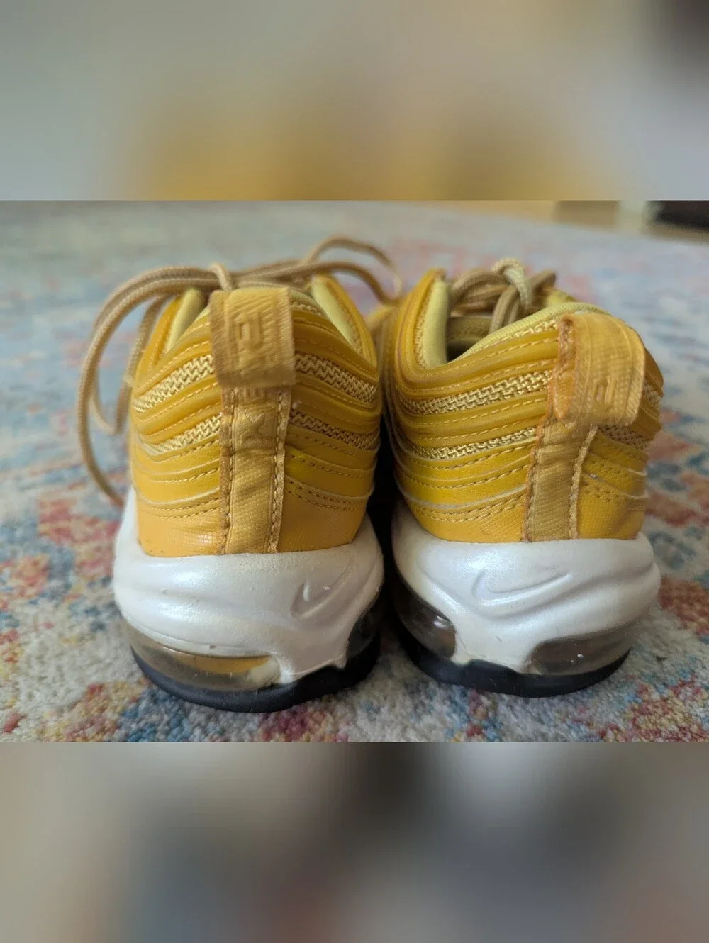 Nike Air Max 97 ‘Mustard’ Yellow 921733 701 Shoes 2018 Sneakers Women's 8.5